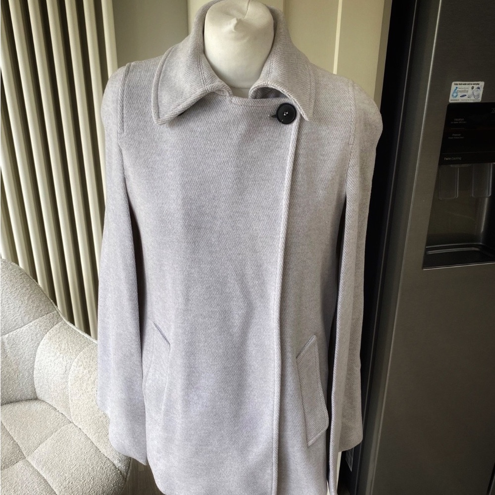 Zara Women's Soft Gray Cape Coat size S